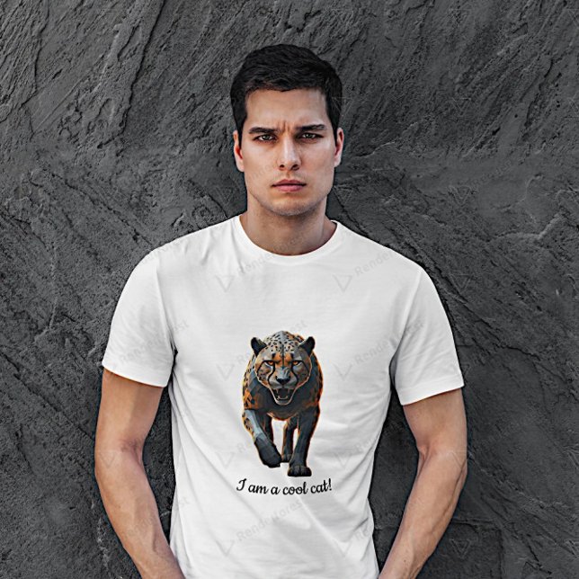 Black cheetah t shirt (Skapare uppladdad)