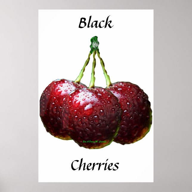 Black Cherries Poster (Framsidan)