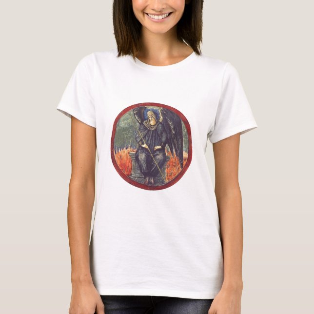 Black Cherubim angel T Shirt (Framsida)