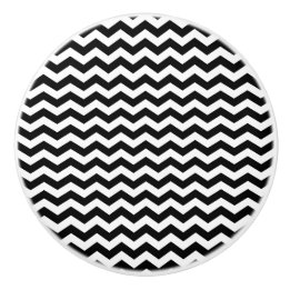 Black Chevron-design - lådeknapp Knopp