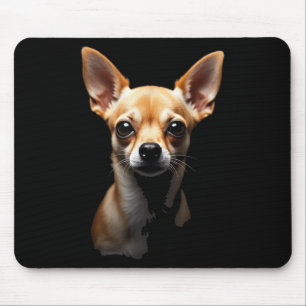 Black Chihuahua Hund Chihuahua Ansikte Musmatta