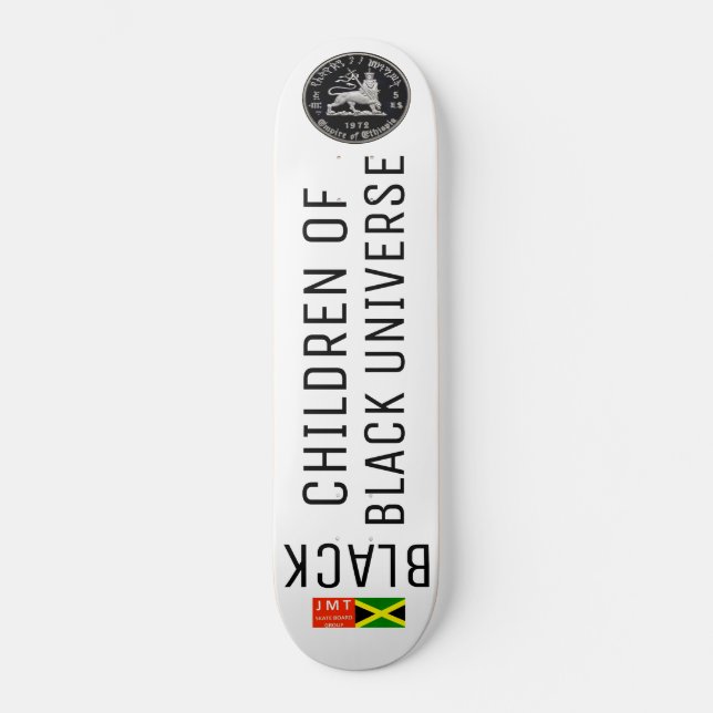 BLACK CHILDREN UNIVERSE Skateboard (Framsida)