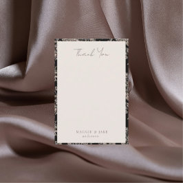 Black Chinoiserie Elegant bröllop Tack Kort