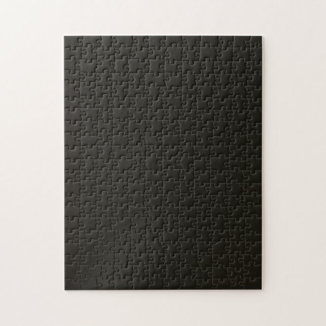 Black Chocolate Solid Färg Pussel (Vertikal)