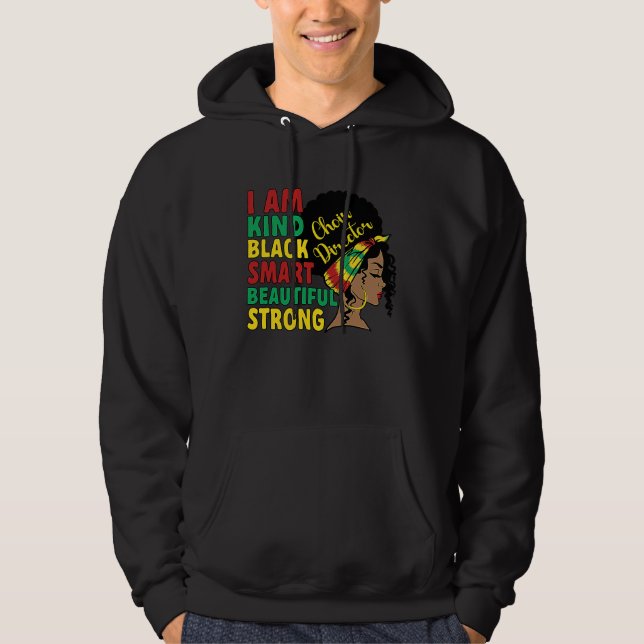 Black Choir Director African American Choir Direct Hoodie (Framsida)
