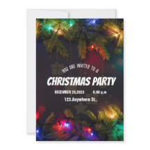 BLACK CHRISTMAS-inbjudan