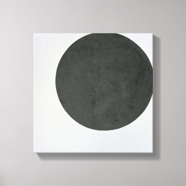 Black Circle, c.1923 Canvastryck (Framsida)