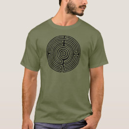 Black Circle Labyrint Fine Art T Shirt