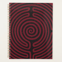 Black Circle Labyrint (Maroon)-planerare
