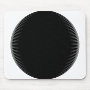 Black Circle Mousepad Musmatta