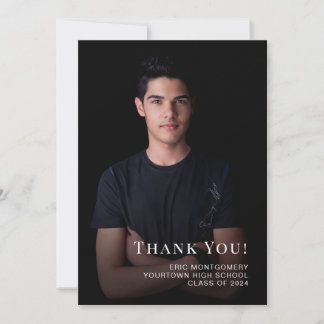 Black Class of 2024 Studenten Tack Photo