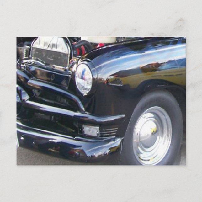 Black Classic Vykort (Framsida)