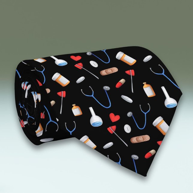 Black Clinical Medical Verktyg Doktor Nurse Slips (Skapare uppladdad)