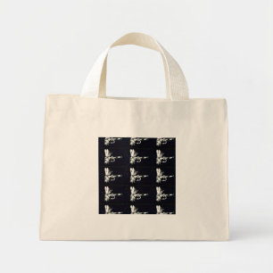 "Black Coachman" Dry Fly Tiny Tote Mini Tygkasse