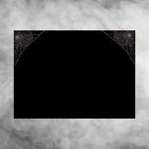 Black Cobwebs & White Lakan Ghost Halloween Goth