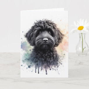 Black Cockapoo Kort