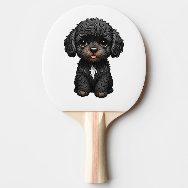 Black Cockapoo Pingisracket (Framsidan)