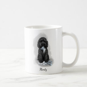 Black Cockapoo "The Teddy är Defeeed" Kaffemugg
