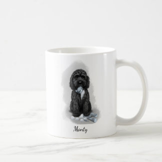 Black Cockapoo "The Teddy är Defeeed" Kaffemugg