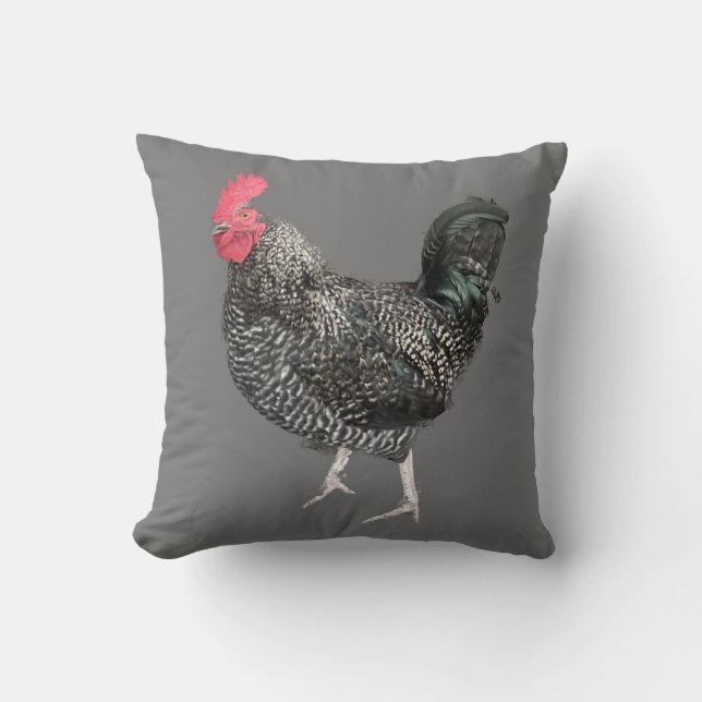 Black Cockerel nr 4 Kudde (Framsida)