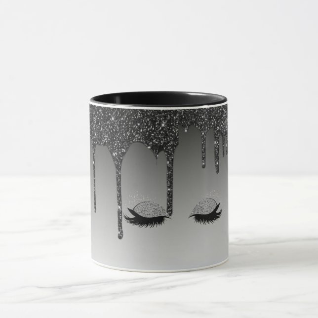 Black Coffee Mugg - Sleek och Modern Elegance (Center)