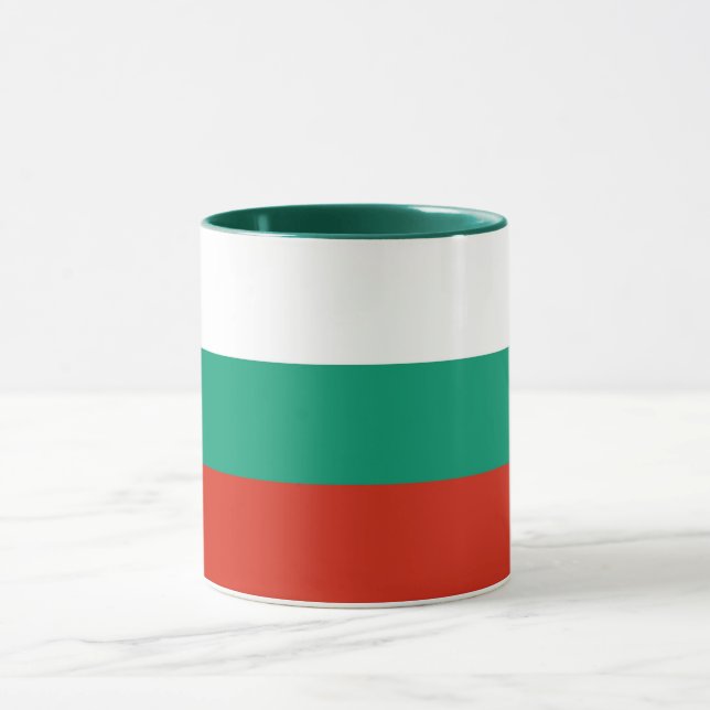 Black Combo Mugg med flagga Bulgarien (Center)