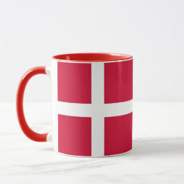 Black Combo Mugg med flagga Danmark