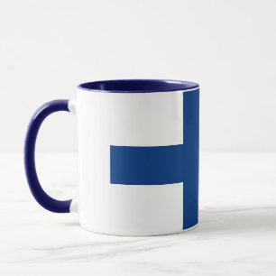 Black Combo Mugg med flagga Finland