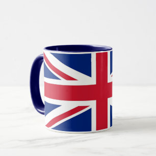 Black Combo Mugg med flagga Förenade kungariket