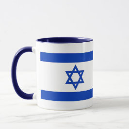 Black Combo Mugg med flagga Israel