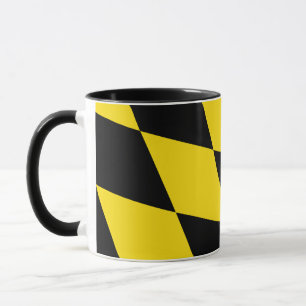 Black Combo Mugg med flagga München, Bayern