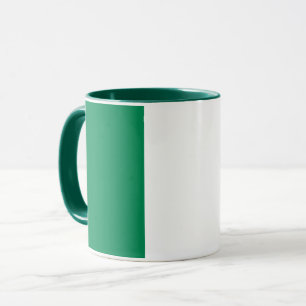 Black Combo Mugg med flagga Nigeria