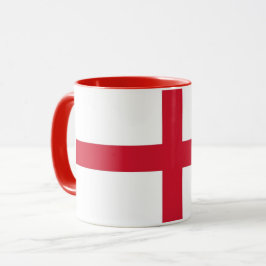 Black Combo Mugg med flagga of England, Förenade k