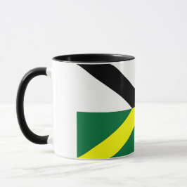 Black Combo Mugg med flagga of Monterey, USA