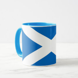 Black Combo Mugg med flagga of Scotland, Förenade 