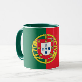 Black Combo Mugg med flagga Portugal