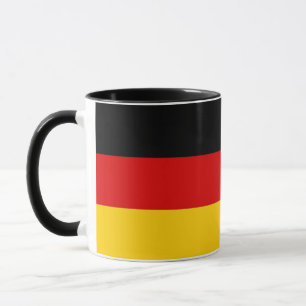 Black Combo Mugg med flagga Tyskland