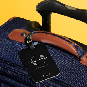 Black Company logotyp Business brand Leather-band Bagagebricka