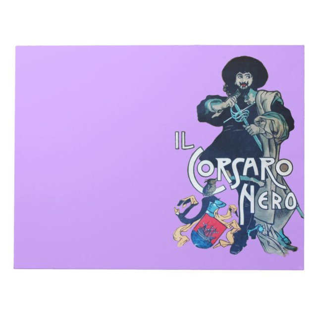 BLACK CORSAIR ANTECKNINGSBLOCK (Framsida)