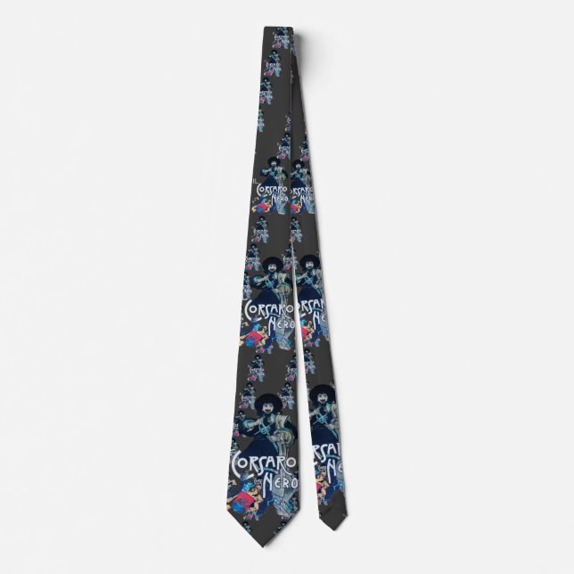 BLACK CORSAIR grått Slips (Framsida)