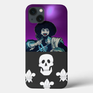 BLACK CORSAIR SKULL & FLEUR DE LIS