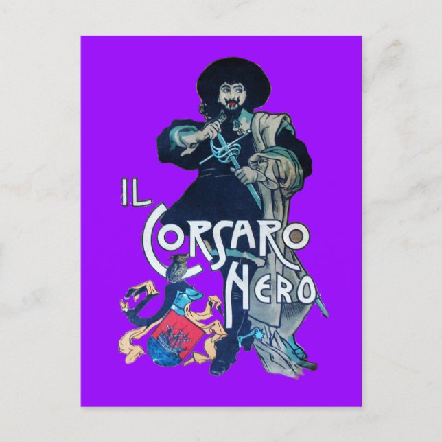 BLACK CORSAIR VYKORT (Framsida)