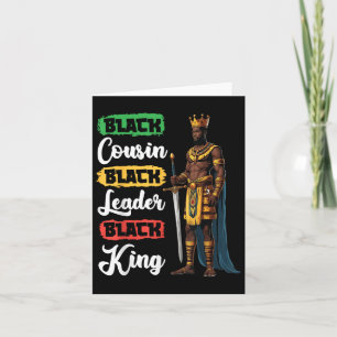 Black Cousin Black Leader Black Kung American Afri Kort