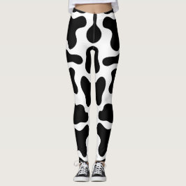 black cow leggings