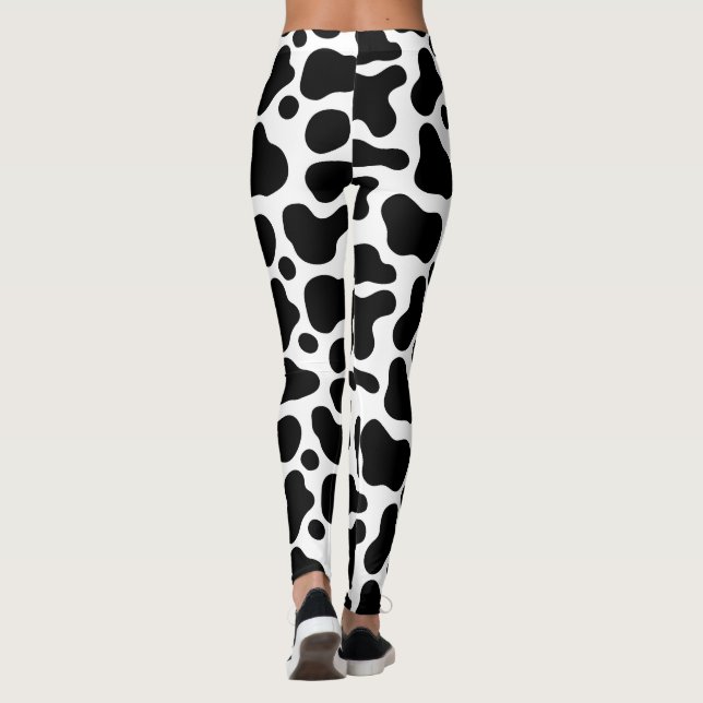 black cow riddle leggings (Baksida)