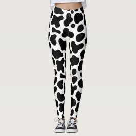 black cow riddle leggings