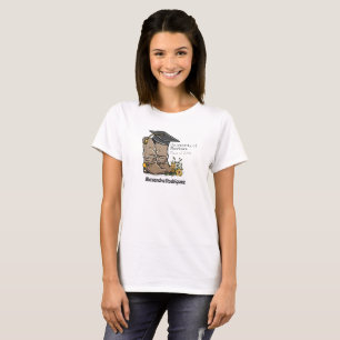 Black Cowboy Boot Studentmössa & Flowers T-Shirt