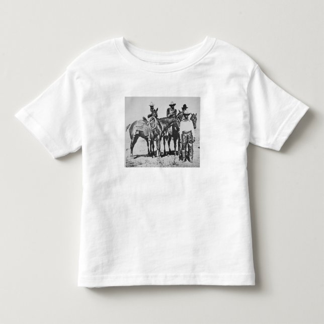 Black Cowboys i Bonham, Texas, c.1890 (b/w-bild) T Shirt (Framsida)