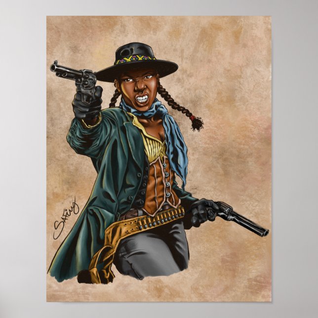 Black Cowgirl Poster (Framsidan)