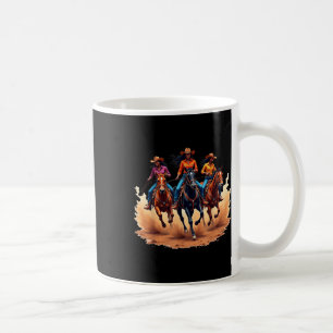 Black Cowgirl Western Rodeo Melanin Black History Kaffemugg